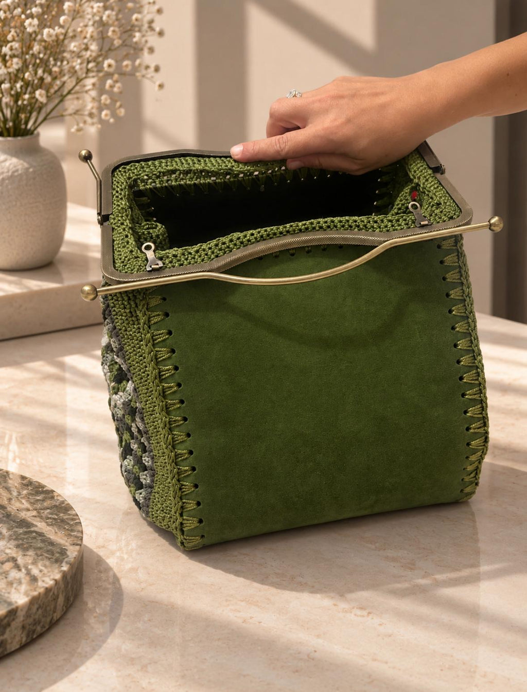 Pelle Borsa Noisette