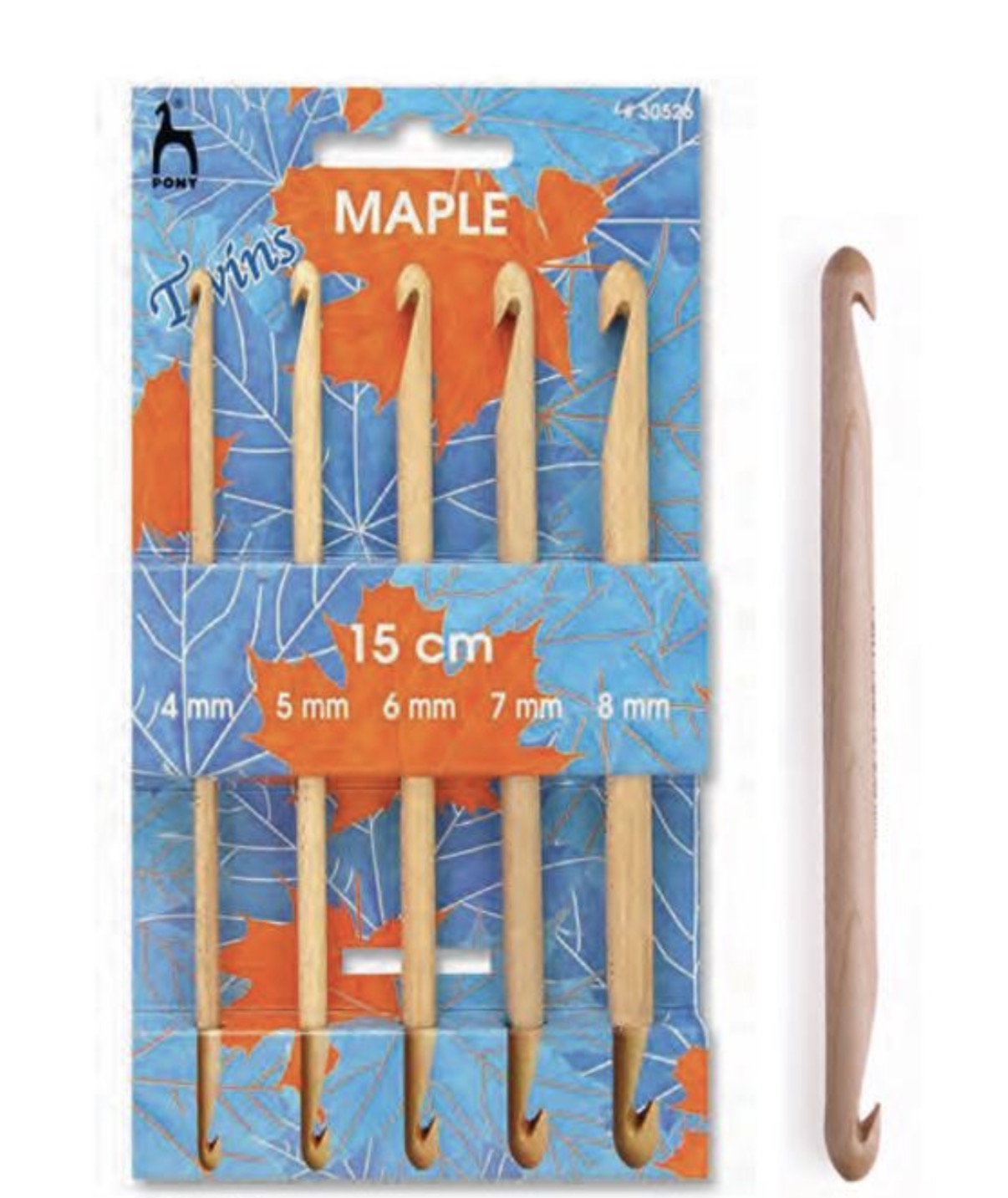 Uncinetti doppia punta in Acero