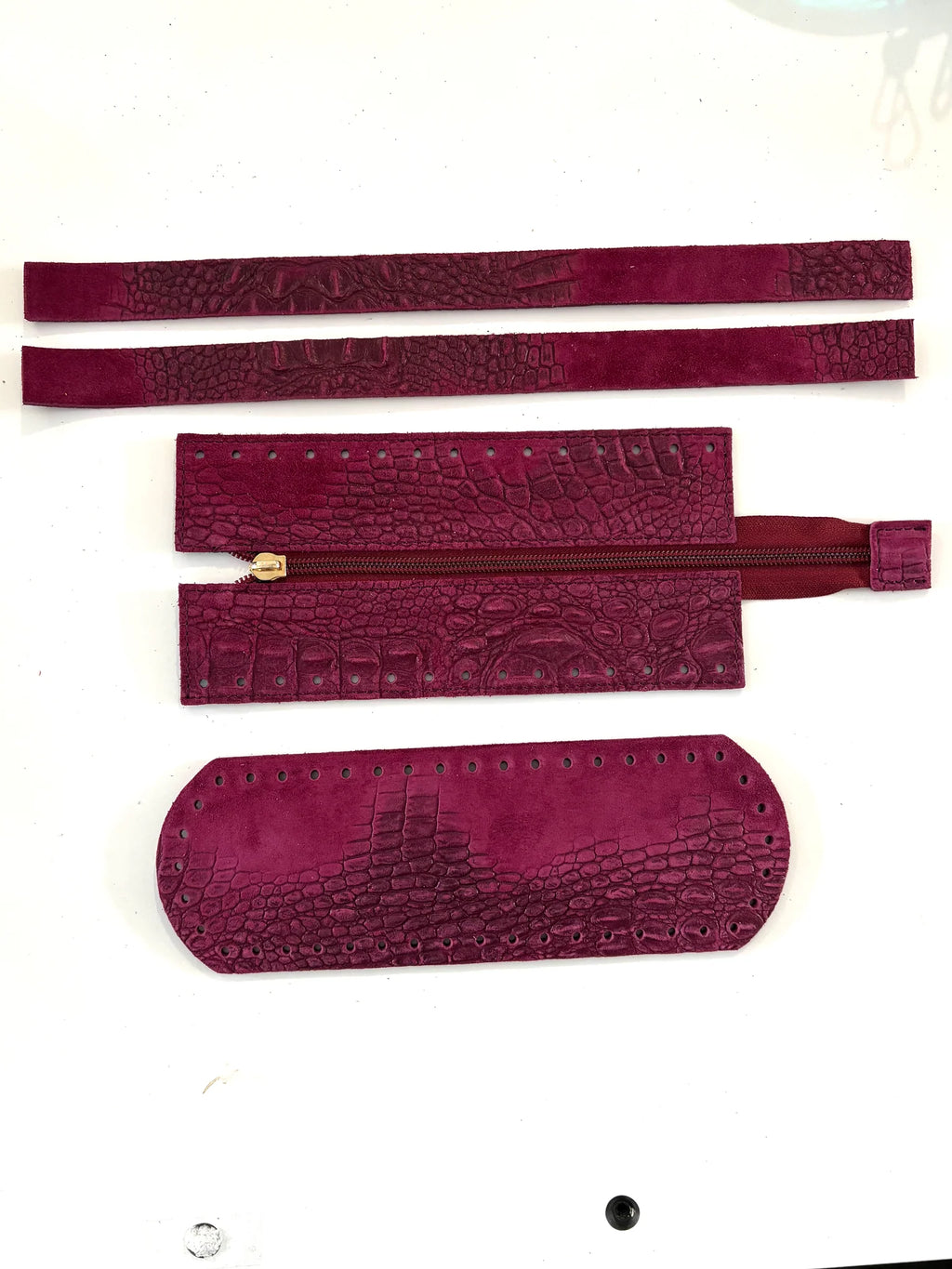 Chiusura con cerniera fondo 24 cm coppia manici