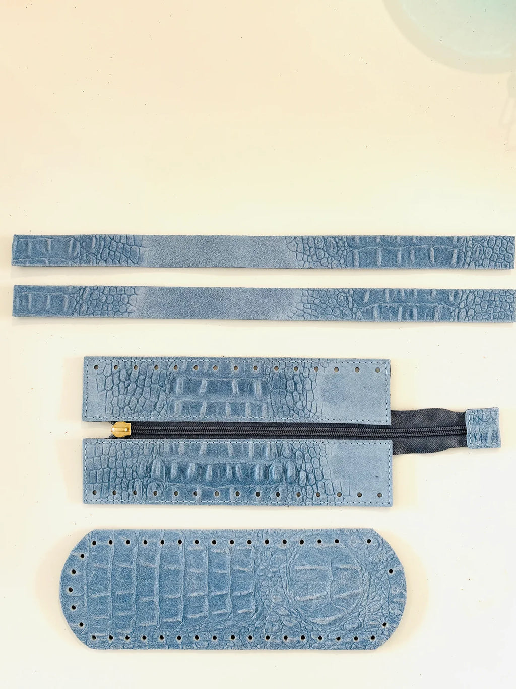 Chiusura con cerniera fondo 24 cm coppia manici