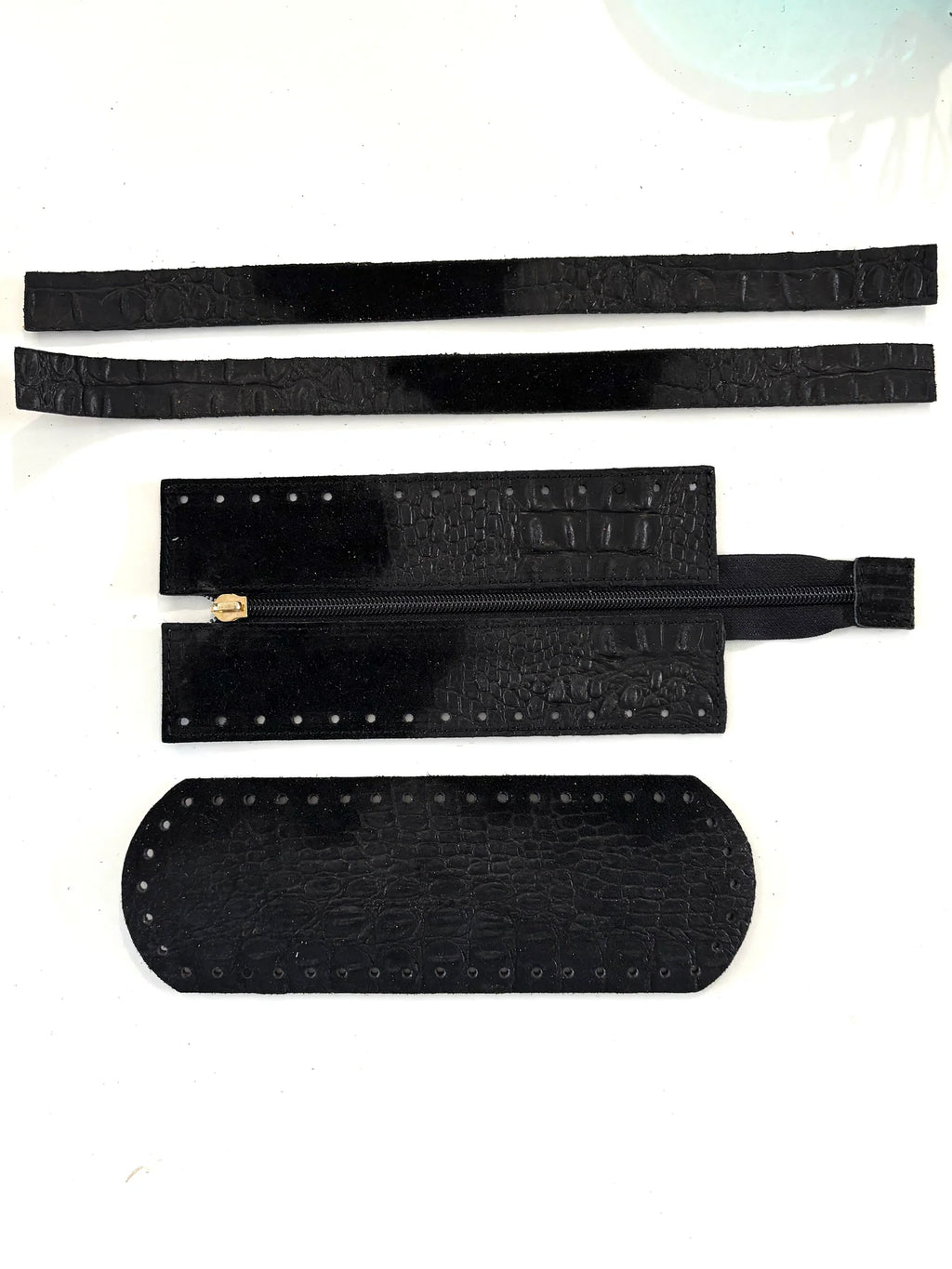 Chiusura con cerniera fondo 24 cm coppia manici