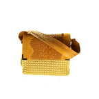 Patta Cm 26x20 in pelle con fondo stampa cocco scamosciata