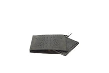 Patta Cm 26x20 in pelle con fondo stampa cocco scamosciata