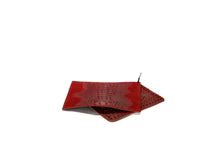 Patta Cm 26x20 in pelle con fondo stampa cocco scamosciata